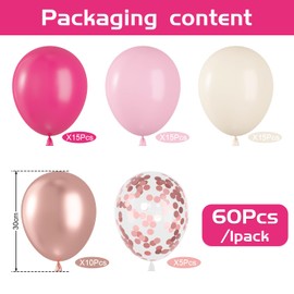 Helium Balloons with Confetti Decorative Balloons A9