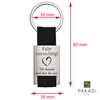PAKADI Keyring with engraving "Fahr vorsichtig - Ich brauche dich