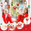 SRIZIAN 12Pcs Christmas Wind Chimes Craft for Kids, Make Your