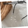 PACKOVE 200pcs Headband End Caps Durable Rubber Plugs for Hair
