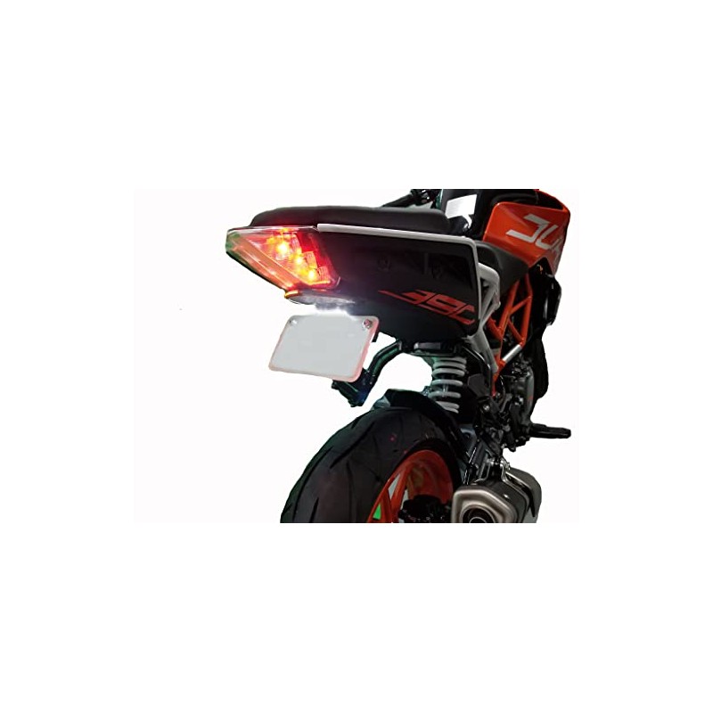 Fender Eliminator Fits KTM 390 Duke 2017-2021 CLEAR SX turn