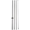 Feather Swooper Flag Pole Telescopic Kit, Aluminum Banner Flag Pole