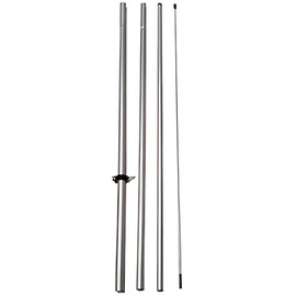 Feather Swooper Flag Pole Telescopic Kit, Aluminum Banner Flag Pole Kit with...