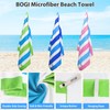 BOGI Microfiber Large Beach Towel for Adult,Quick Dry Lightweight Beach