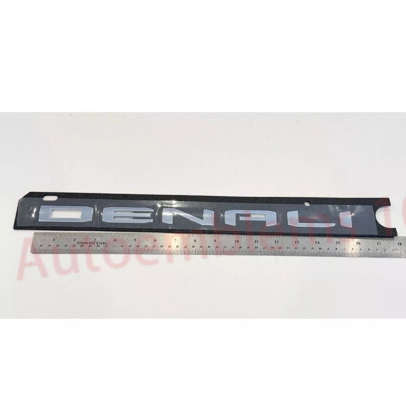 GMC 1PC Chrome Rear Tailgate DENALI Letter Emblem Fit 2023-2025
