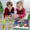 Advent Calendar 2023 Kids Toys, 24 Days Animal Building Blocks