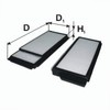 Cabin Filter Inserts WA60472 Compatible with CC29-61J6X, CC64-61J6X, B P4K-