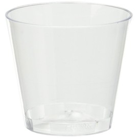 Fineline Settings Plastic 1 oz. | Clear | Quenchers | Pack of 50 50 Shot Glass, 1 ounce