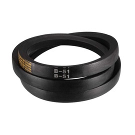 sourcing map B-51 V-Belt 51 Inch Pitch Length, B-Section Rubber Drive Belt 1295 Li