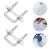 iplusmile Stainless Steel Square Bend u Bolts 4pcs Set for