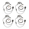 4 x G-Shape Security Radio Earpiece Headset Compatible with MOTOROLA