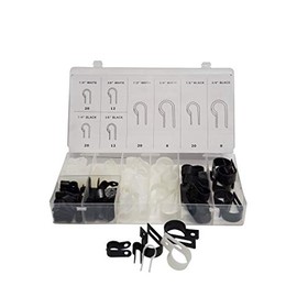 Adjustable Nylon Cable Straps and Hose Clamps (Assorted Sizes)