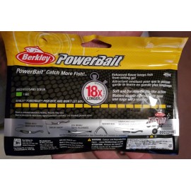 Berkley Pre-Rigged Swim Shad Fishing Soft Bait, Shiner Chartreuse, 2"