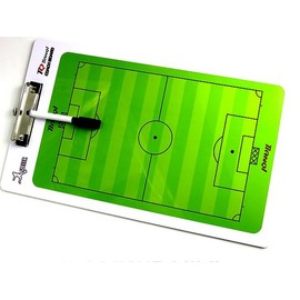 サッカー コーチングボード バインダー 作戦盤 フル&ハーフフィールド 両面OK
