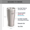 THERMOS ICON SERIES, vaso de acero inoxidable, acero inoxidable mate,