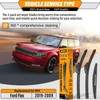 AUTOBOO 24"+22" Windshield Wipers with 12" Rear Wiper Blade Replacement