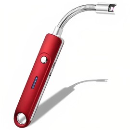 Candle Lighter Long Stick Windproof & Flameless Rechargeable USB for Barbecue, Light Candles, Gas Stoves, Camping etc