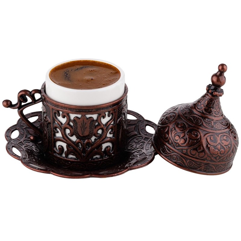 DEMMEX Turkish Greek Arabic Coffee Making and Serving Full Set