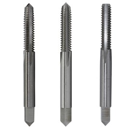 Drill America - T/AS6X1 m6 x 1 High Speed Steel Metric 4 Flute Hand Tap Set, T/A Series
