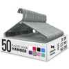 Utopia Home Plastic Hangers 50 Pack – Built-in Strap Hooks