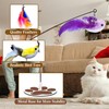 Interactive Cat Toy for Indoor, Includes Metal Base, Suction Cup