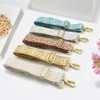Crossbody Straps for Purses Silver Hardware Purse Strap Wide Shoulder