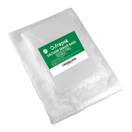 O2frepak 100 Count Vacuum Sealer Bags 50 of Each Size 50 Pint 6"X10"and 50 Gallon11"X16" BPA Free Sous Vide Seal a Meal Commercial Grade Vacuum Seal PreCut Combo Pack Bag