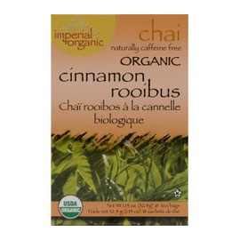 Uncle Lee's Tea Imperial Organic Cinnamon Rooibus Chai Tea Bags, 18 Count