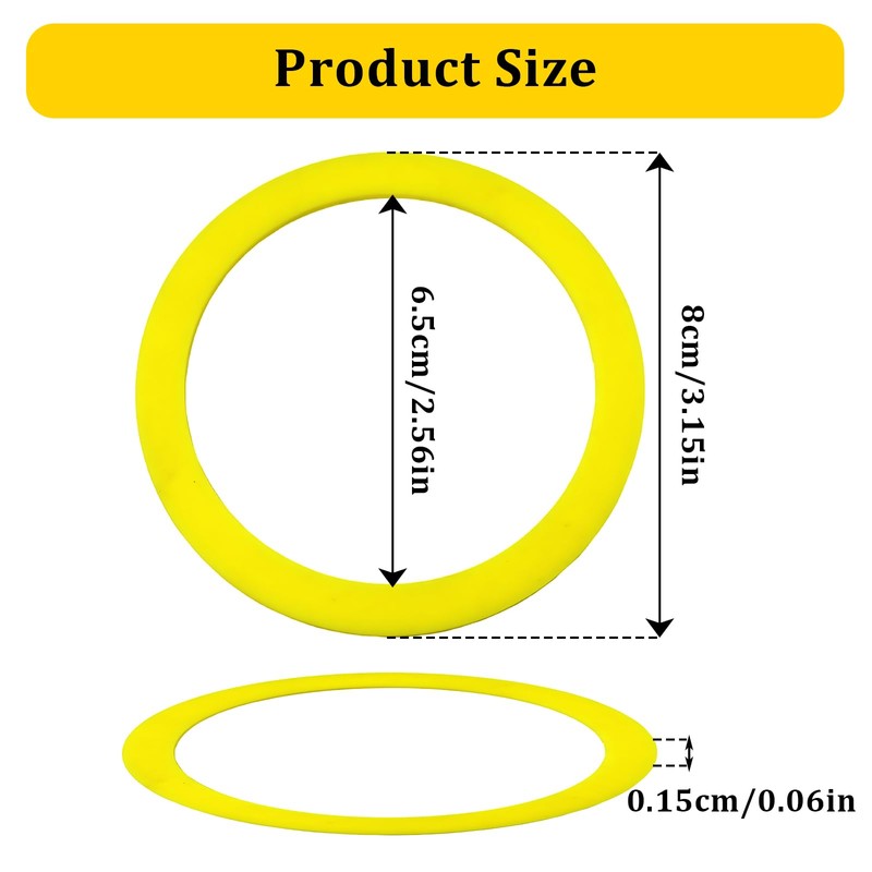 Flush Valve Seal for Kohler, 2 Pack GP1059291 Silicone Replacement