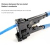 Network Crimper Carbon Steel Head Anti Slip Rubber Handle 8P