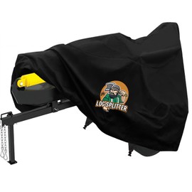 Mionovity 1200D Waterproof Heavy Duty Wood Splitter Cover, Log Splitter Cover, Anti-UV and Weather-Resistant Storage Cover, suitable for 15-45 ton Gas or Electric Powered Log splitter, Black