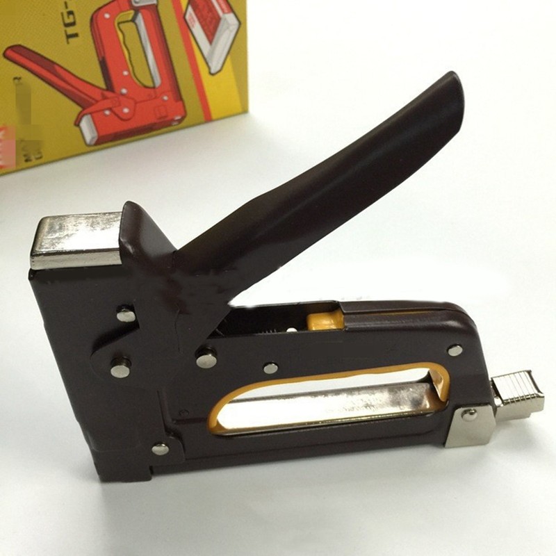 Staple Gun Metal Material Manual Handle Fixing Buckle Shock Pad