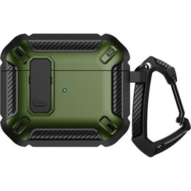 Sahara - Raider Series Heavy-Duty Case for AirPods 4, Cactus Green, (HP00179)