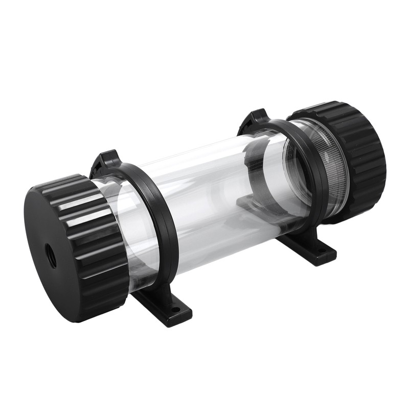 Cylindrical Water Cooling Tank PC Water Tank Built in Filtration