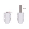 Anhoer 2Pcs Magnetic Push to Open Door Catches White Push
