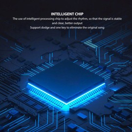 Sound Mixer Board, Professional Bluetooth Audio Mixer Sound Board Console, Noise Reduction, 8 Sound Effects, 16 Special Effects Ambience, Black