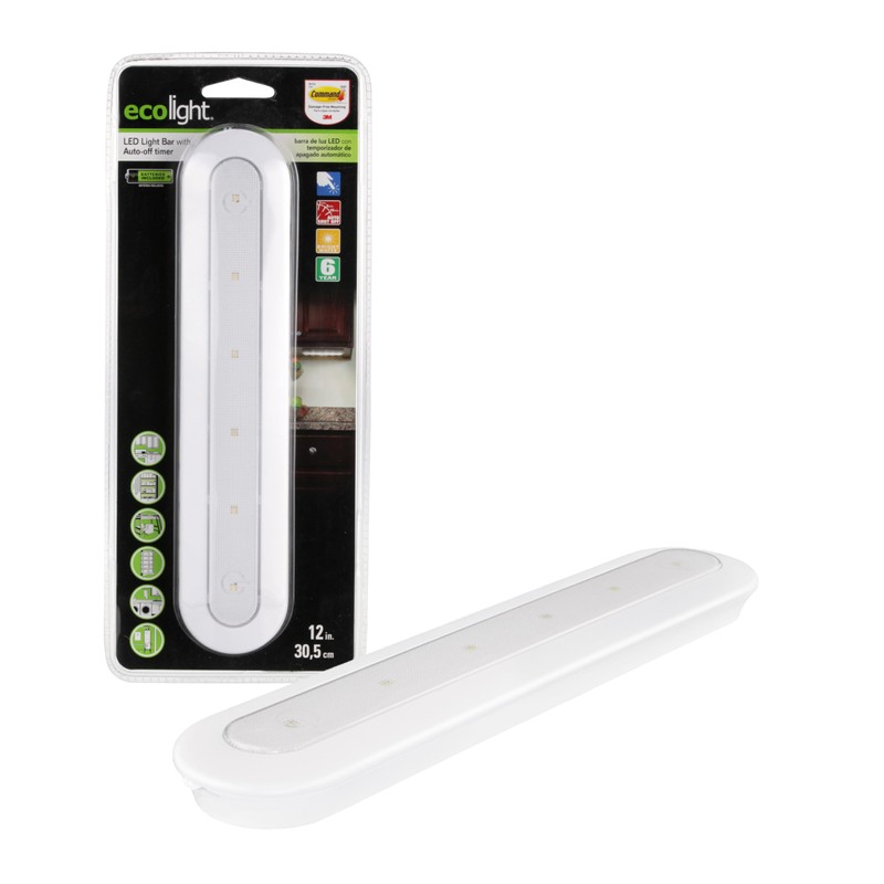 Ecolight Battery-Operated 12-inch LED Tap Bar Light