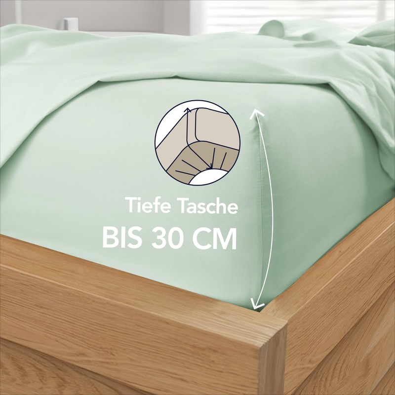 Dreamzie Fitted Sheet 200 x 200 cm - 100% Microfraser