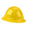 SAFEGEAR Full Brim Hard Hat, Vented, 4 Point Adjustable Ratchet