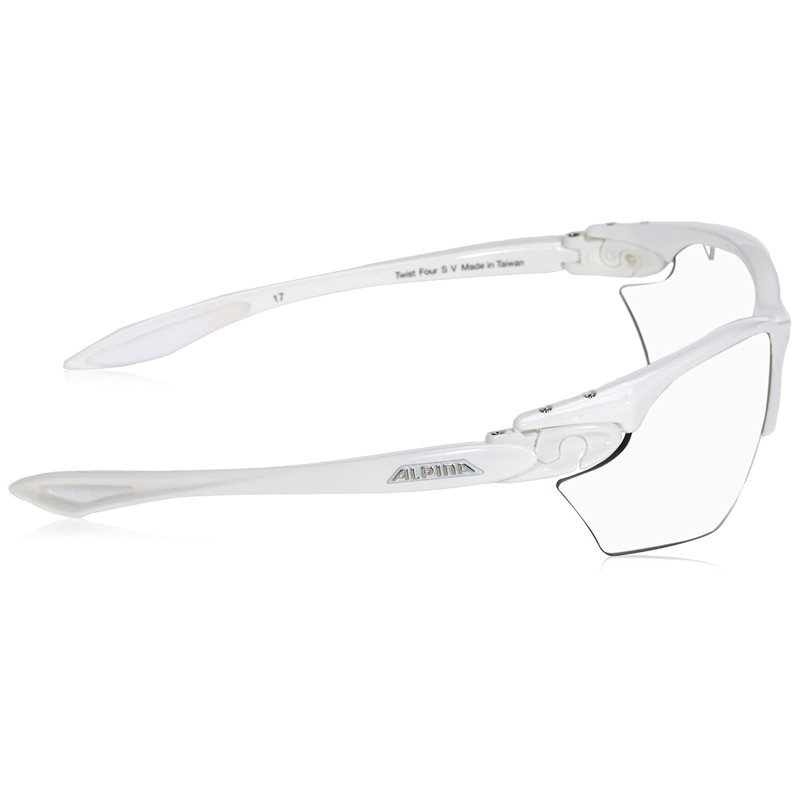 ALPINA Sonnenbrille Performance Twist Four S VL+ Outdoorsport-Brille, White, One