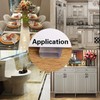 Hsthe Sea 4 Pack Rubber Door Stops Height Adjustable with