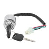 Motorcycle Electric Bike Ignition Switch Set with Universal Key Replacement