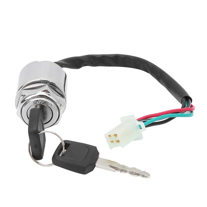 Motorcycle Electric Bike Ignition Switch Set with Universal Key Replacement
