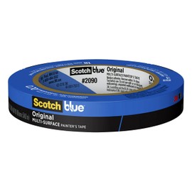 ScotchBlue Original Multi-Surface Painter's Tape, 0.70 Inches x 60 Yards, 1 Roll, Blue, Paint Tape Protects Surfaces and Removes Easily, Multi-Surface Painting Tape for Indoor and Outdoor Use