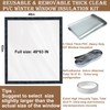 Window Insulation Kit for Winter Heavy Duty Plastic Window Cover
