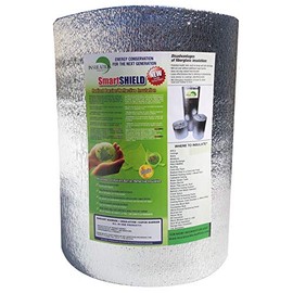 SmartSHIELD -5mm 24''X50ft Reflective Insulation Roll, Foam Core Radiant Barrier, Thermal Foil Insulation - Engineered Foil