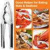 Bougraite Crab Crackers and Tools, 3 Pcs Crab Crackers with
