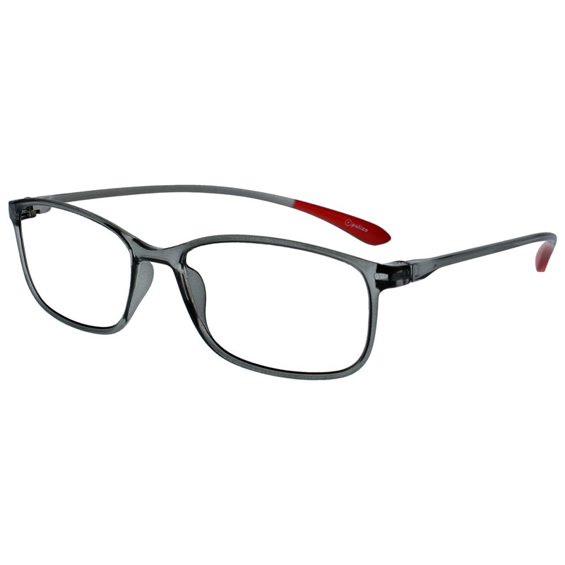OPULIZE-Pack de 3 anteojos de lectura superligeros Ice Azul Gris