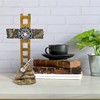 Marco Int'l US Fire Fighter Fireman Standing Cross Statue Memorial