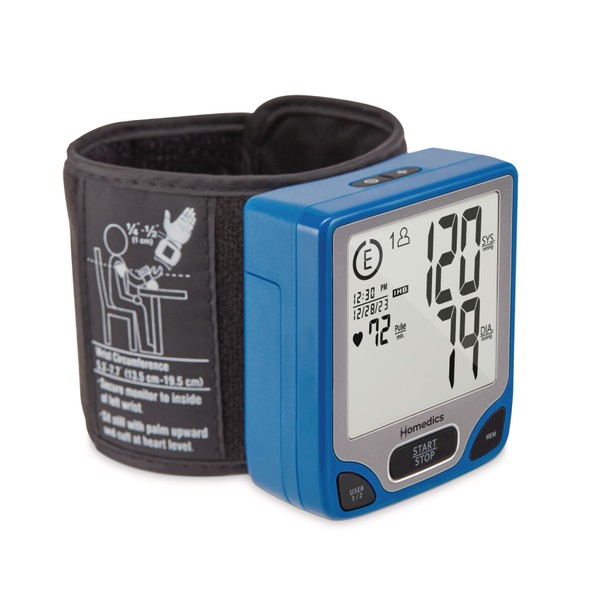 Homedics Blood Pressure Monitor, Automated Wrist Blood Pressure Machine for